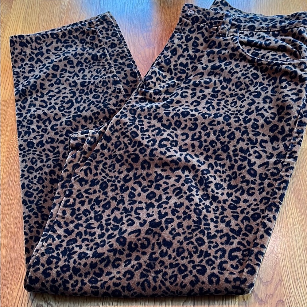 Vintage Jones New York Sport Leopard Print Pants